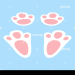 rabbit paw print
