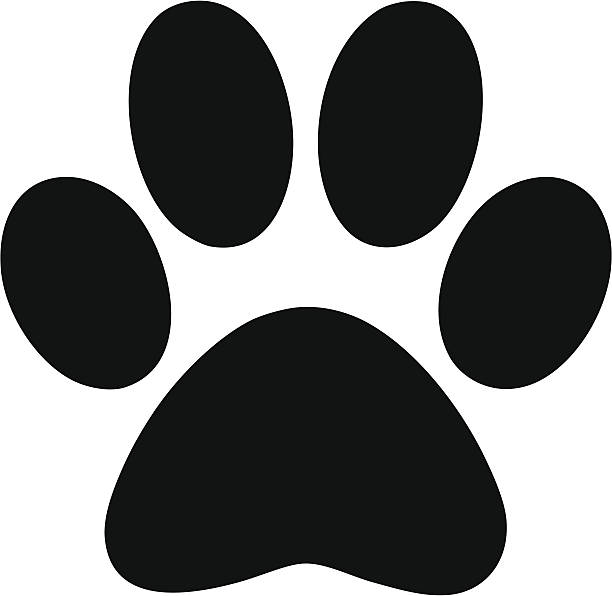 picture of a cat paw print
