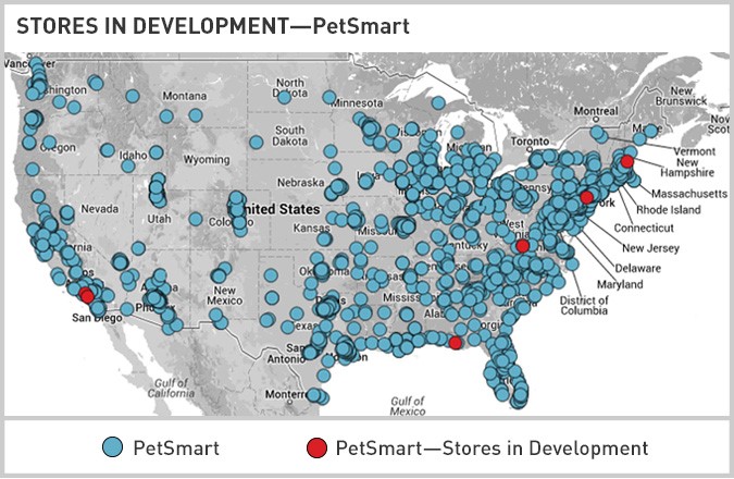 nearest petsmart to this location