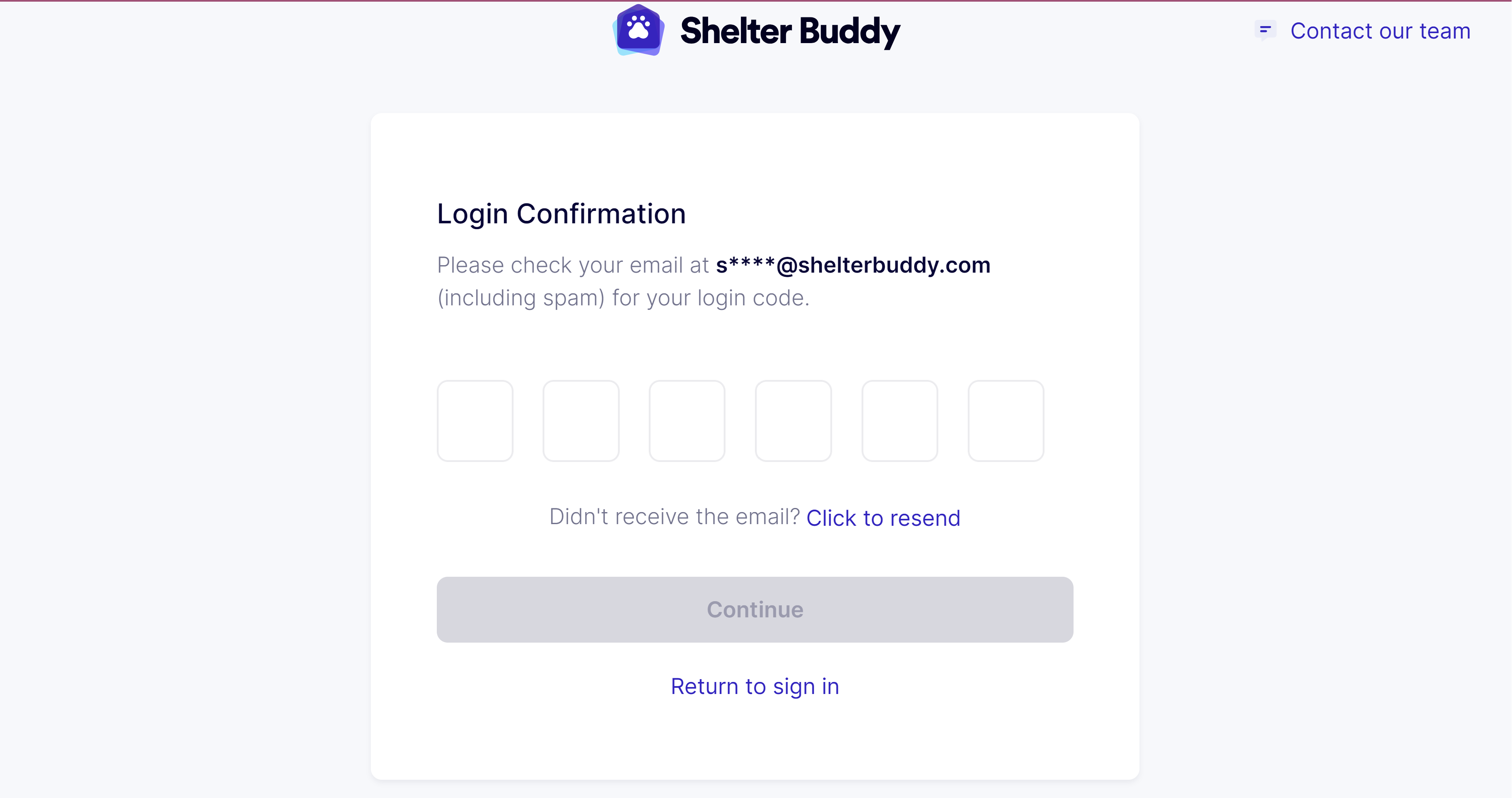 shelter buddy login