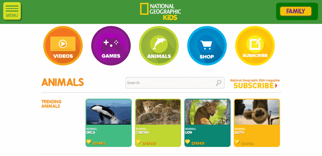 websites for animals