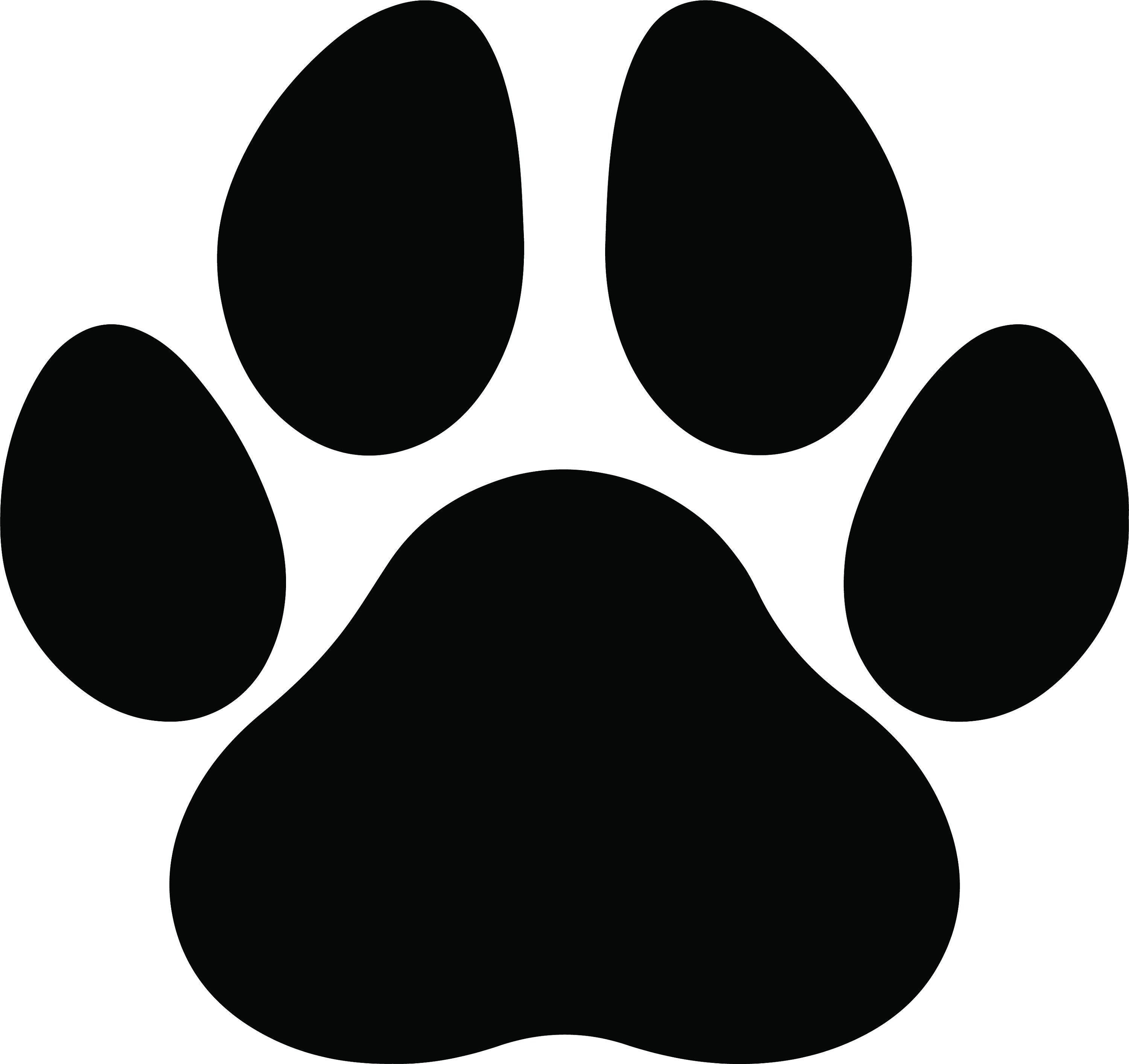 picture of a dog paw print