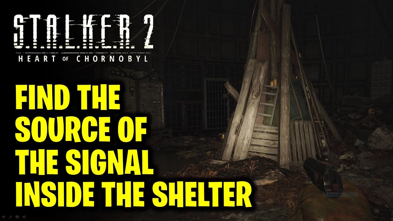 find the source of the signal inside the shelter
