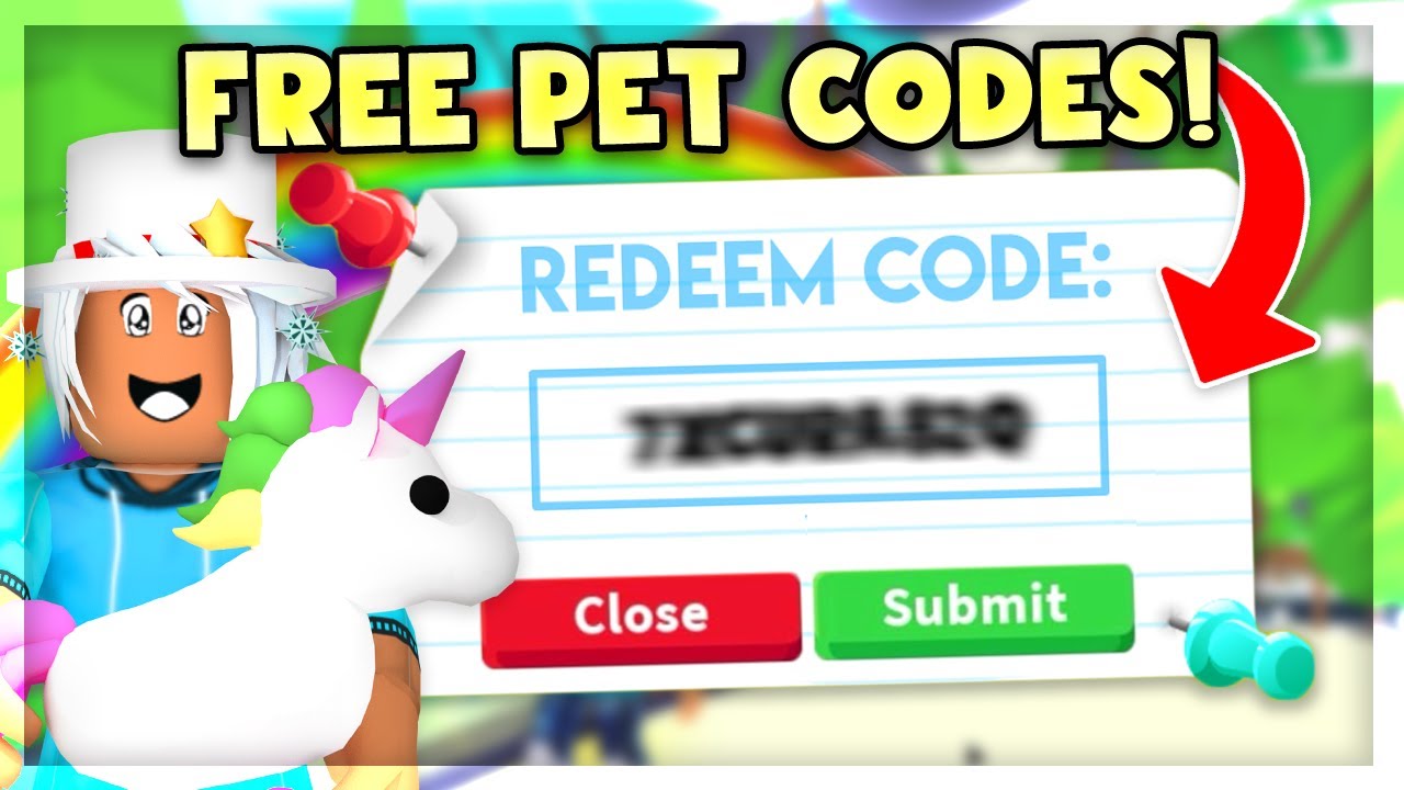 free adopt me pet