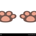 picture of a cat paw print