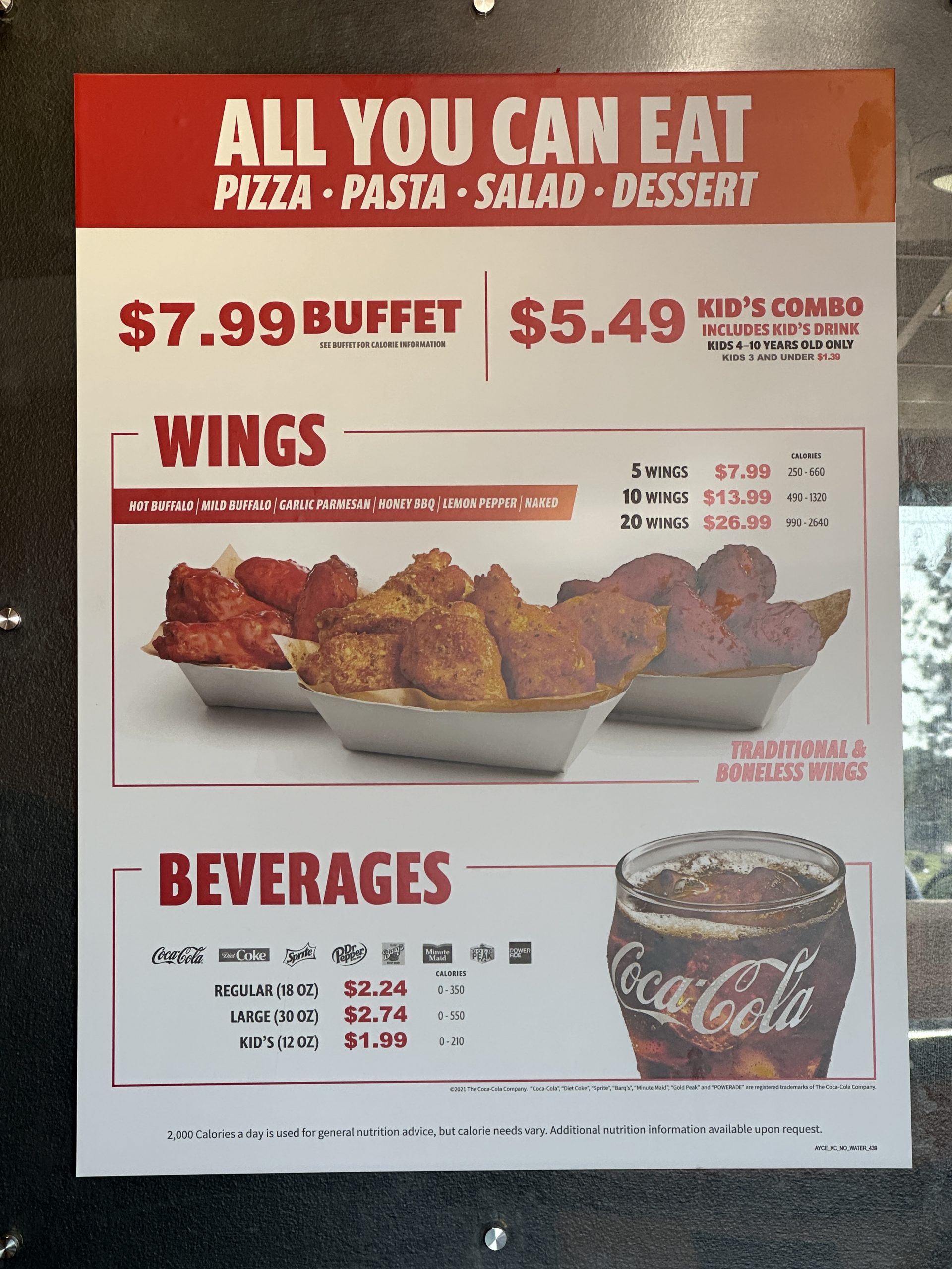 cici's menu